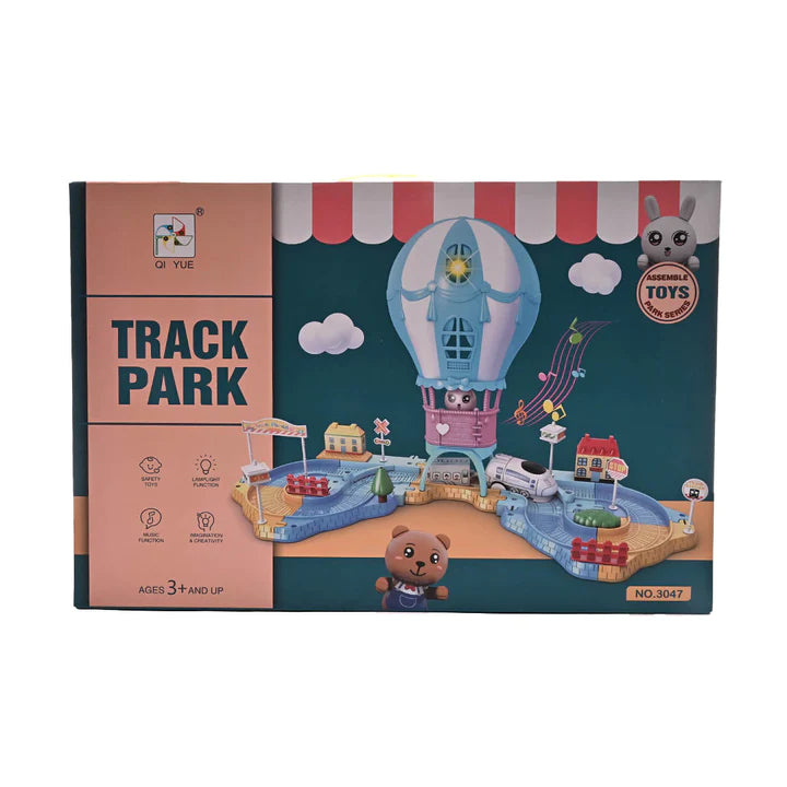 3-in-1 Assembly Drawing Track Park Set