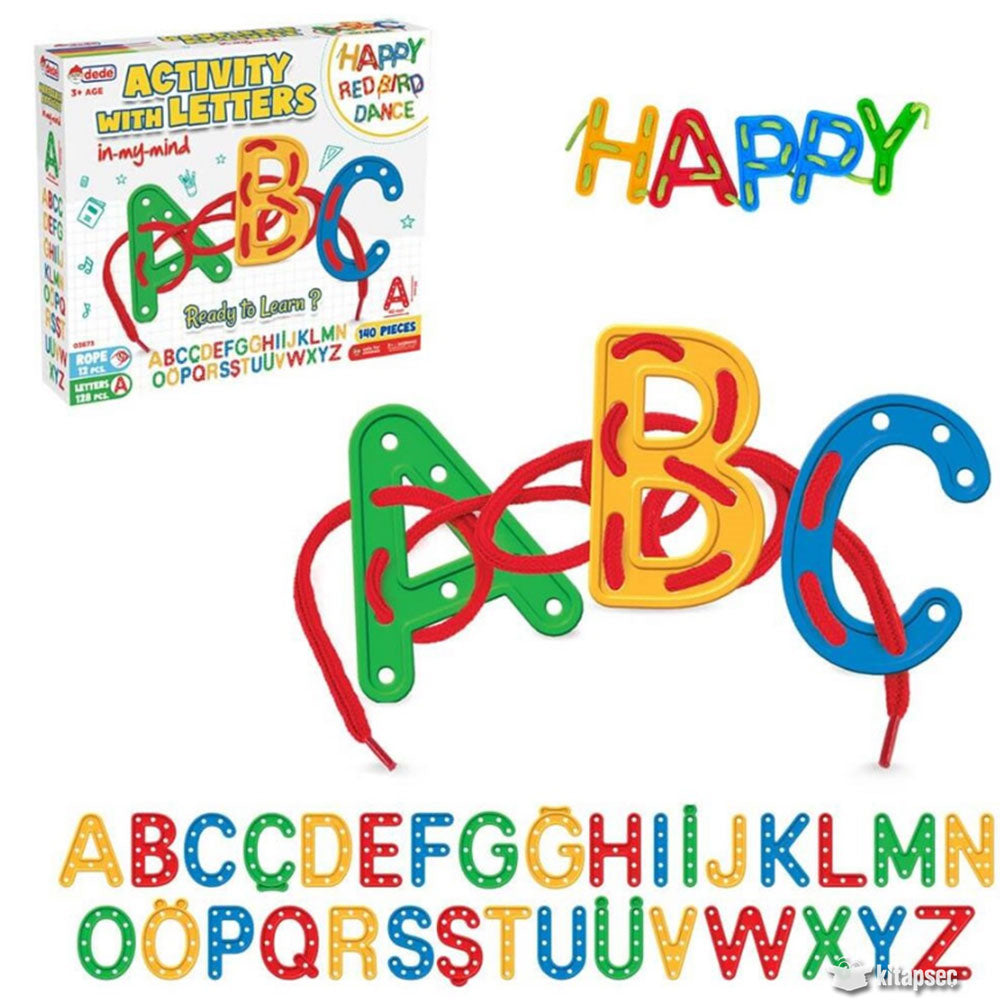 Dede Activity with letters – 140 Pieces