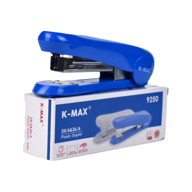 K-Max 9250 20 Sheets Plastic Stapler, 24/6-26/6 Staple Size