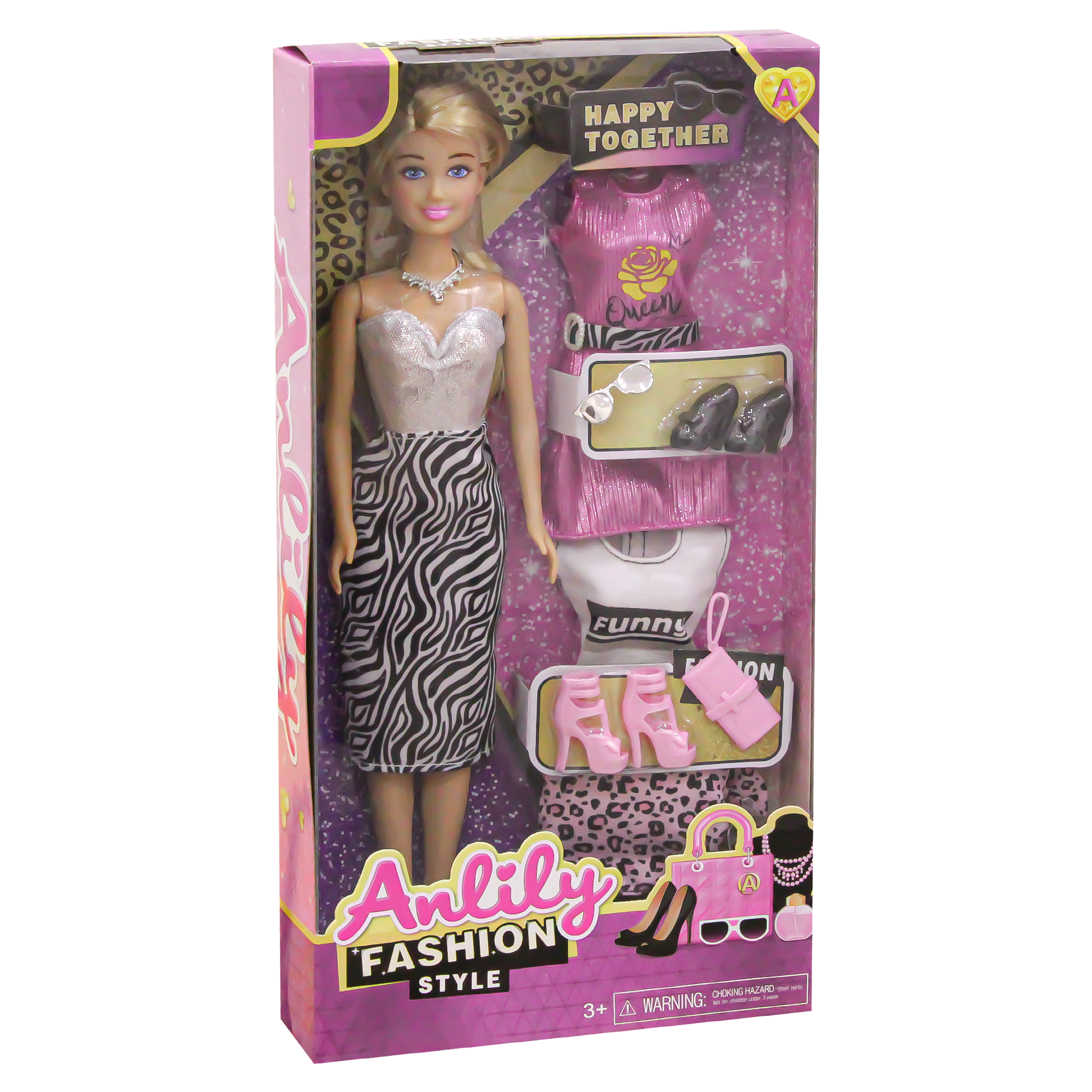Anlily Fashion Style Doll  with clothes and accessories