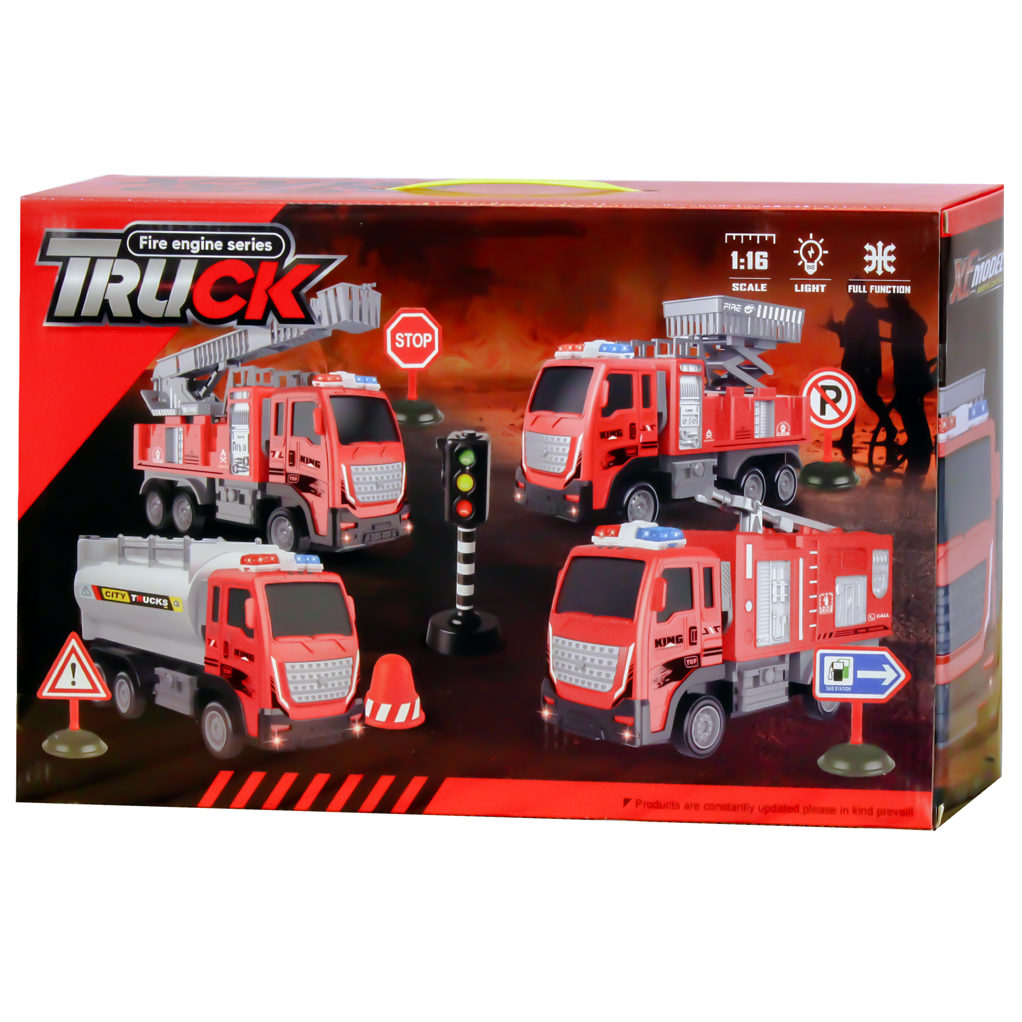 Fire Engine Series Truck 1:16 Scale With Remote Control 3+ Years