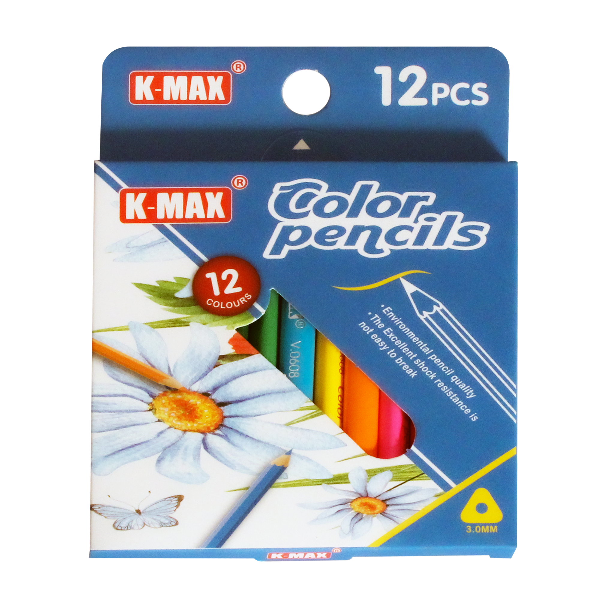 KMS V.0608 Colored Pencils Art Supplies for Drawing - Set of 12 Small