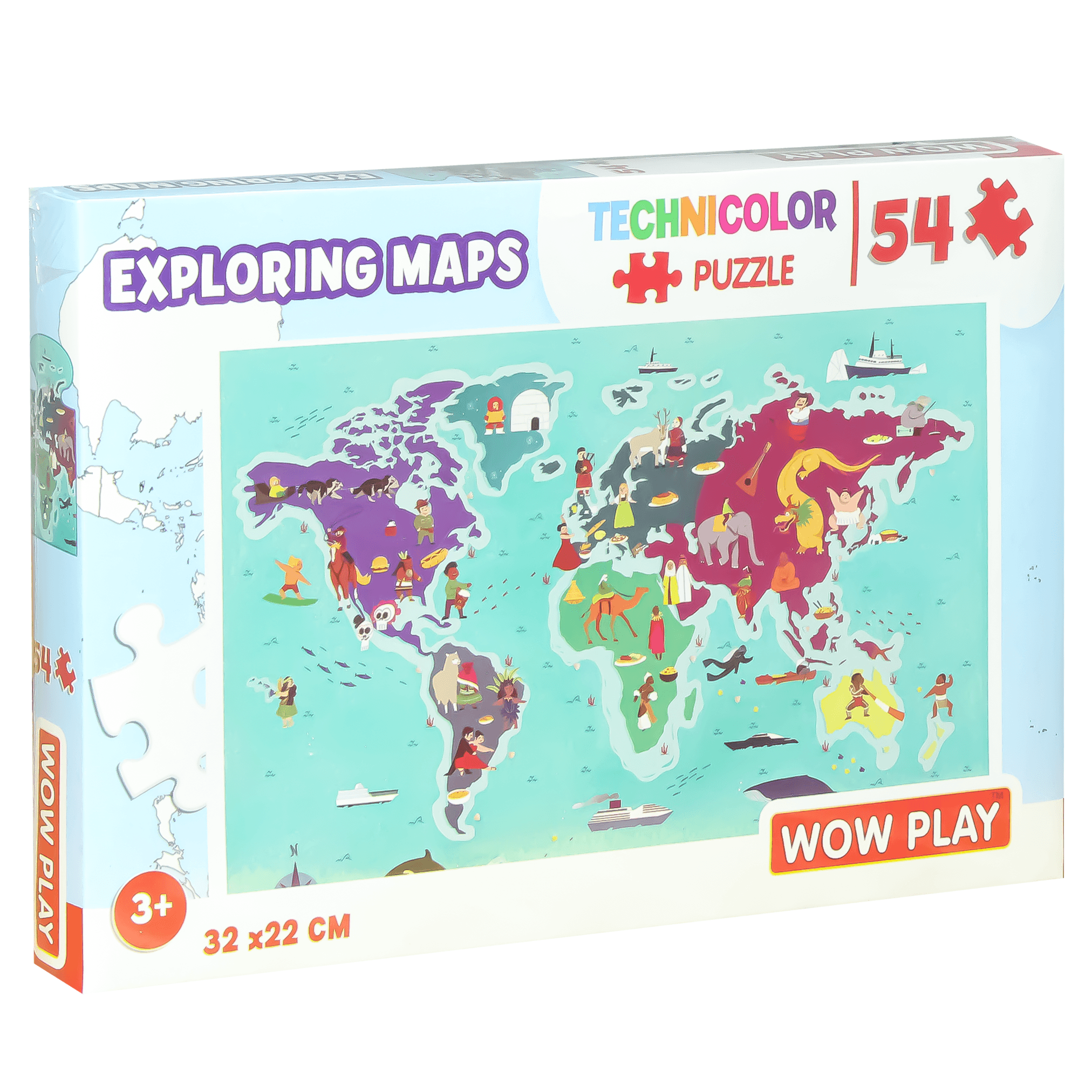 Wow Play Technicolour Puzzle 100 pieces 