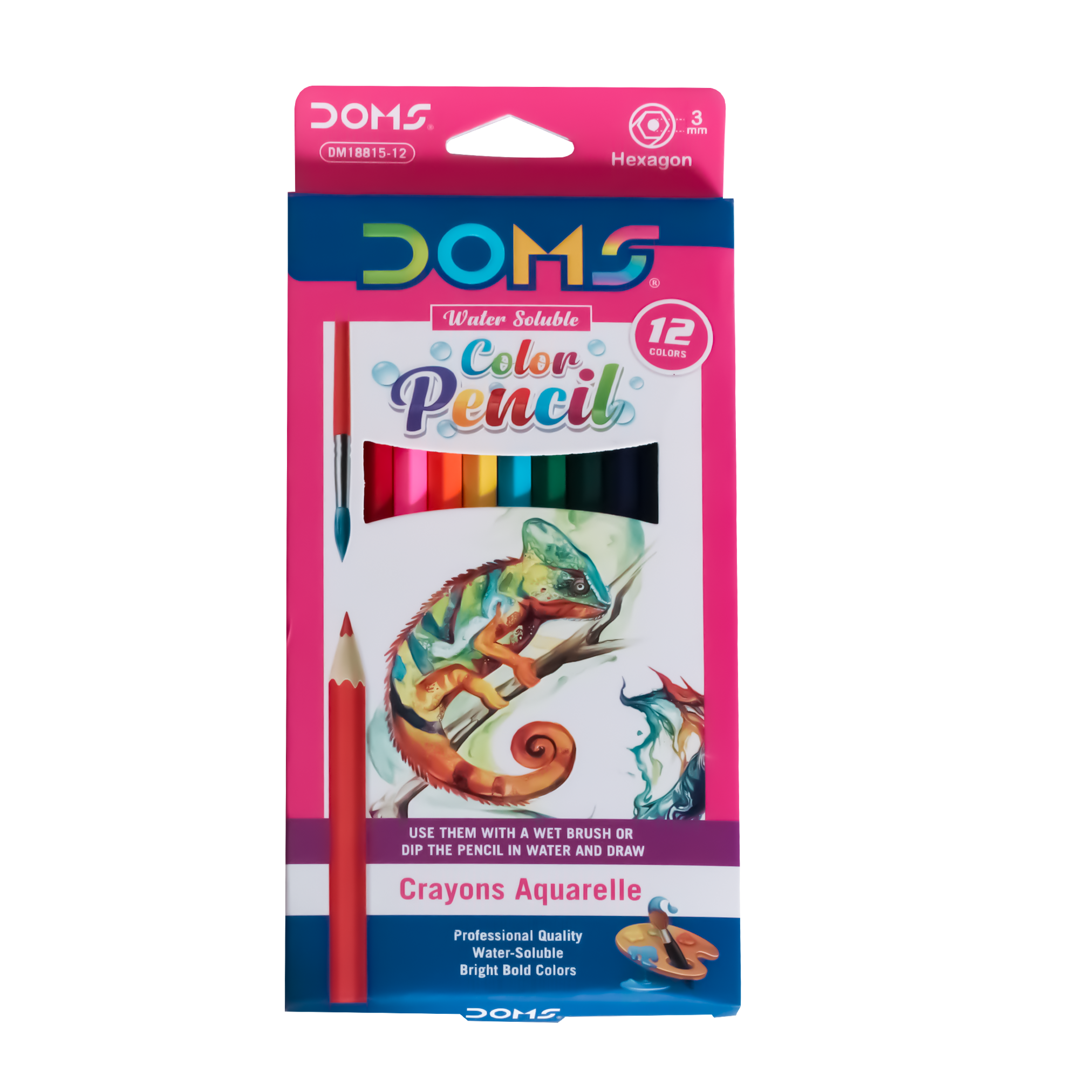 Doms Water Soluble Color Pencil - Set Of 12