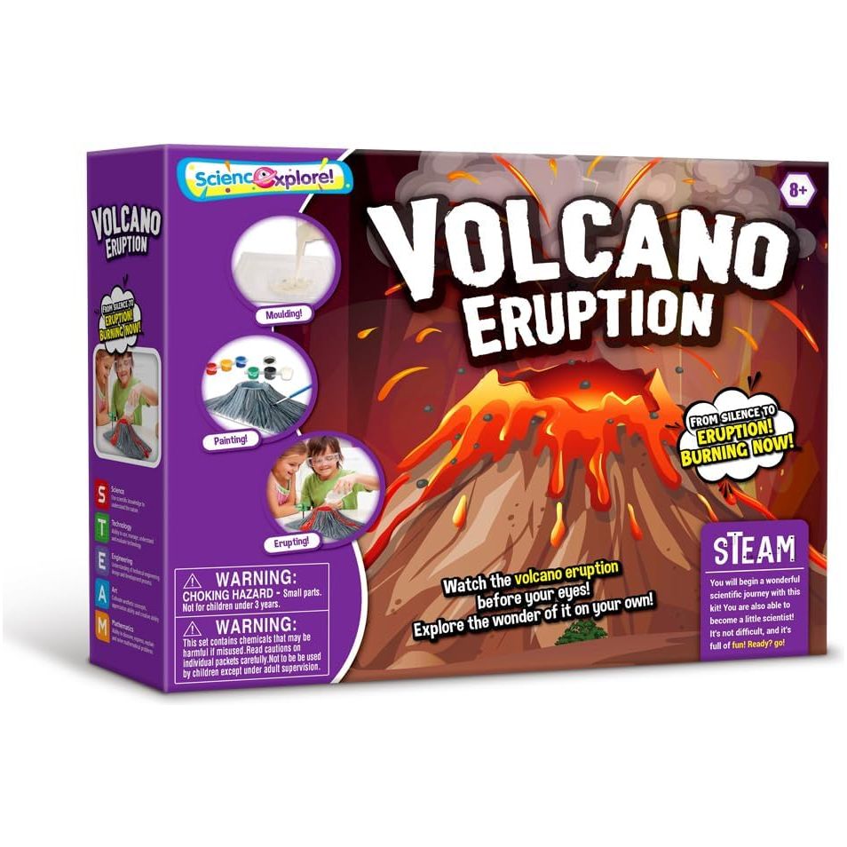 Eduman Science Explore! Volcano Eruption T3501G-dc3337, 8+