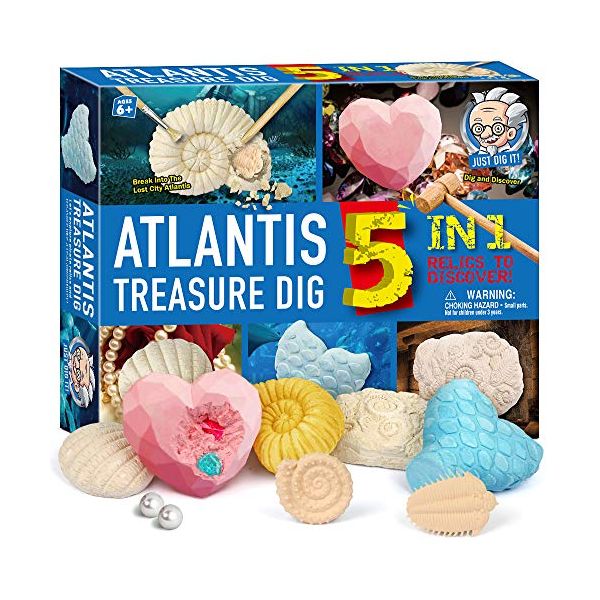 Eduman Atlantis Treasure Dig 5in1