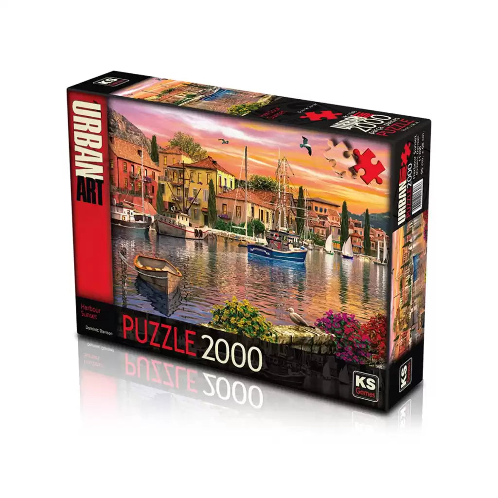 KS Games Harbor Sunset Puzzle - 2000 Pieces