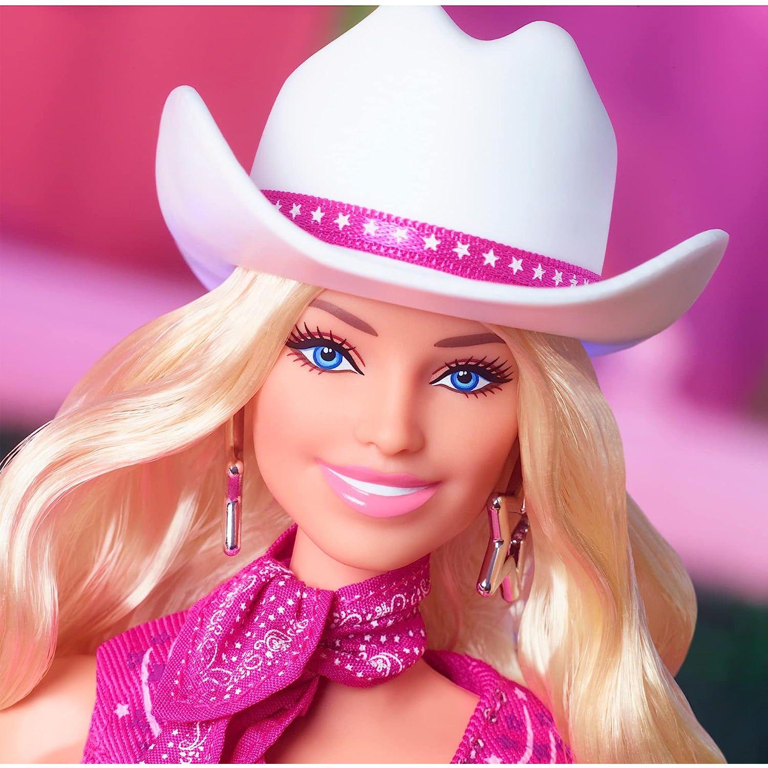 Barbie: The Movie Collectible Doll Margot Robbie as in Pink Western Outfit - BumbleToys - 5-7 Years, Barbie, Boys, Disney Princess, dup-review-publication, Fashion Dolls & Accessories, Girls, Mattel, Pre-Order