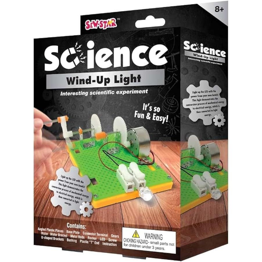 Sew Star Wind-Up Light - Sciene toy for kids SS-20-005, 8+