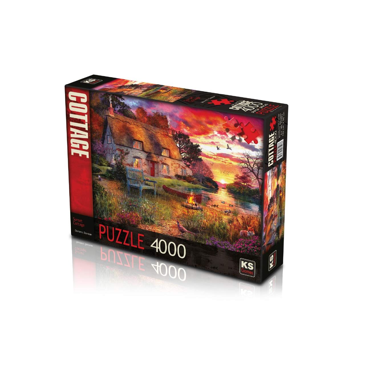 KS Games Sunset Cottage Puzzle - 4000 Pieces
