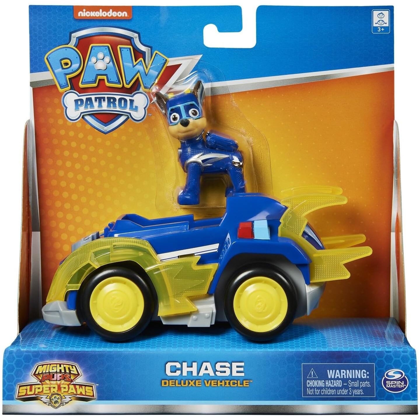 Paw Patrol Mighty Pups Super Paws - Chase Deluxe Vehicle