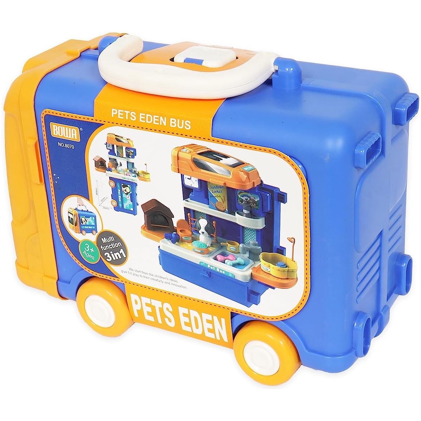 Pets Eden Bus 3 IN 1 Set 27pcs - 8070