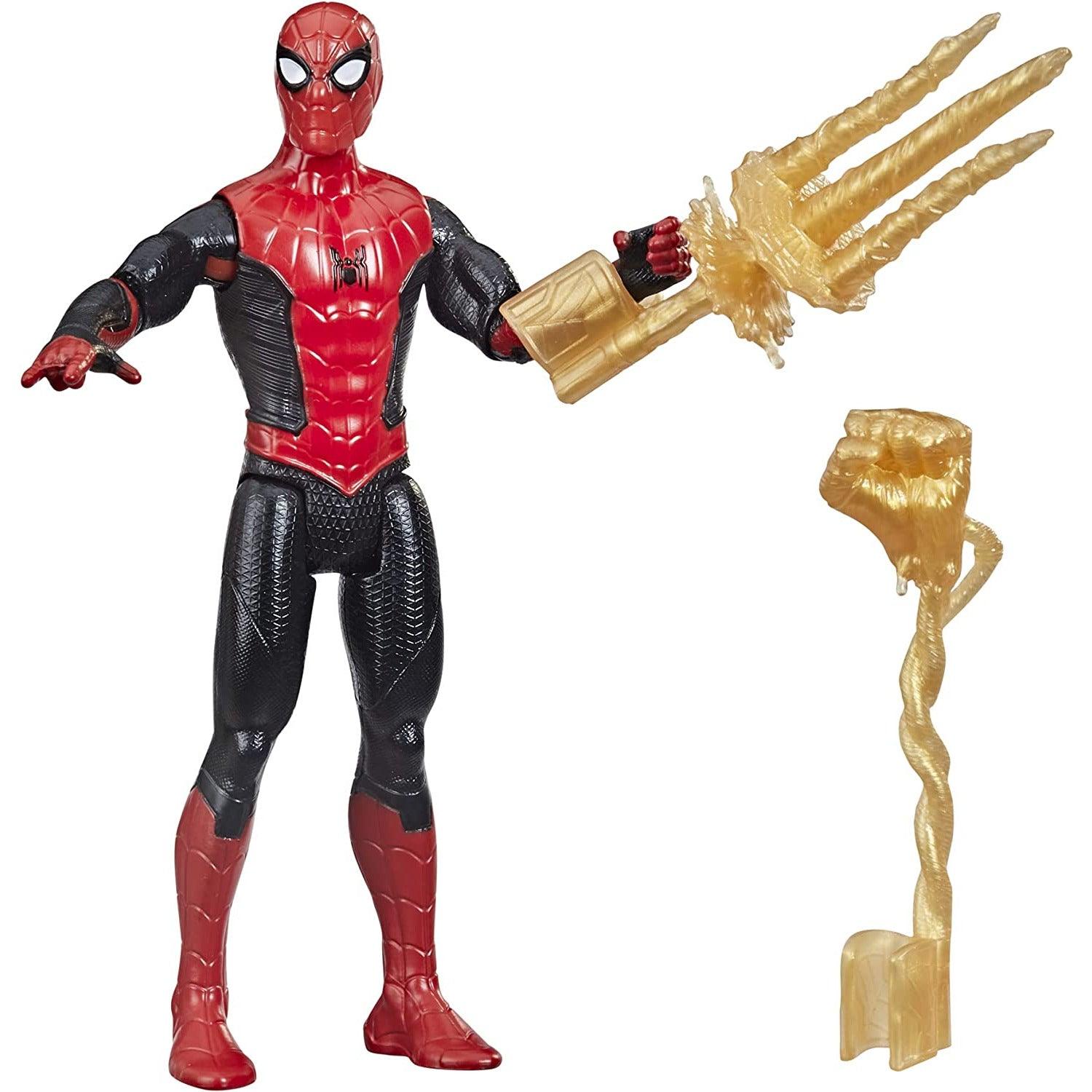 Hasbro Marvel Studios Mystery Web Gear Upgraded Black and Red Suit Action Figure - 6-Inch - BumbleToys - 5-7 Years, Action Figures, Avengers, Boys, Eagle Plus