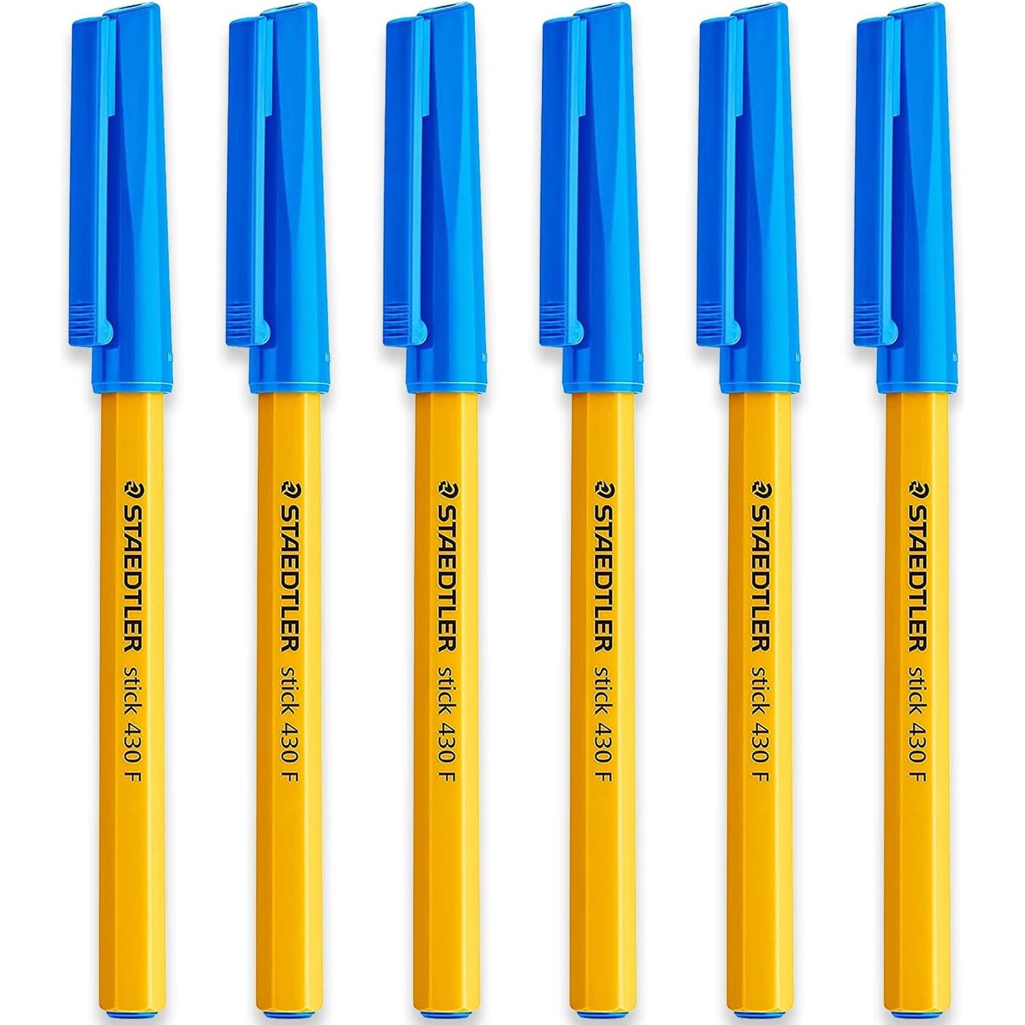 STAEDTLER Medium Stick 430 F-3 Ballpoint Pen Fine, Blue