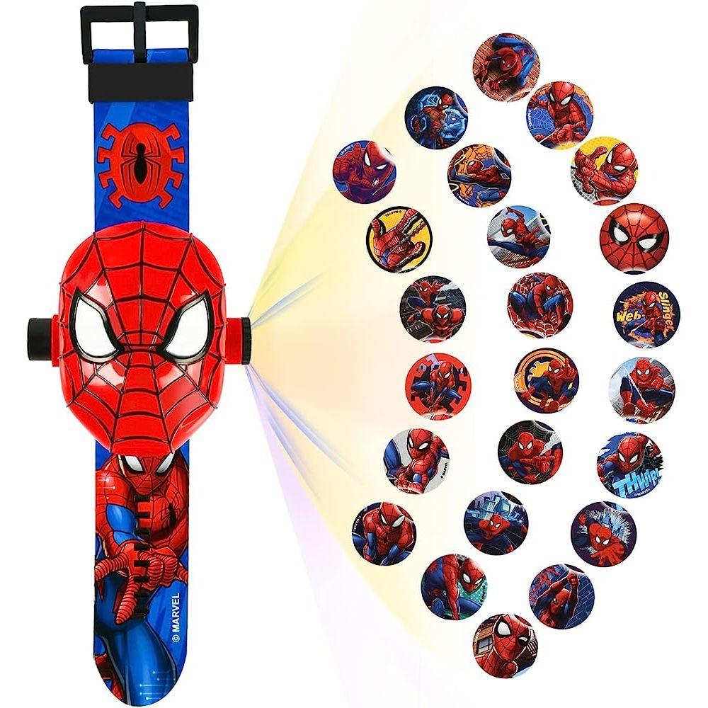Projection children's watch - Spider-Man - 24 types of images of heroes .Projector Watch - BumbleToys - 5-7 Years, Boys, Girls, OXE, Toy Land, Wrist Watches