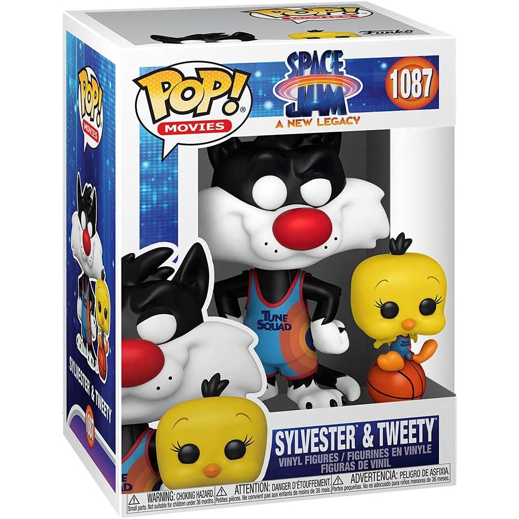 Funko POP Movies Space Jam, A New Legacy - Slyvester and Tweety