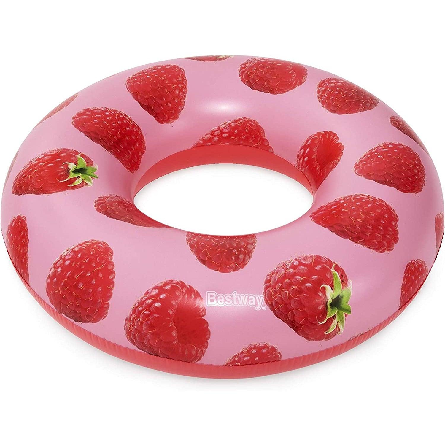Bestway 36231 Scentsational Raspberry Inflatable Swim Ring Tube 119Cm - BumbleToys - 8-13 Years, Boys, Eagle Plus, Floaters, Island, Sand Toys Pools & Inflatables