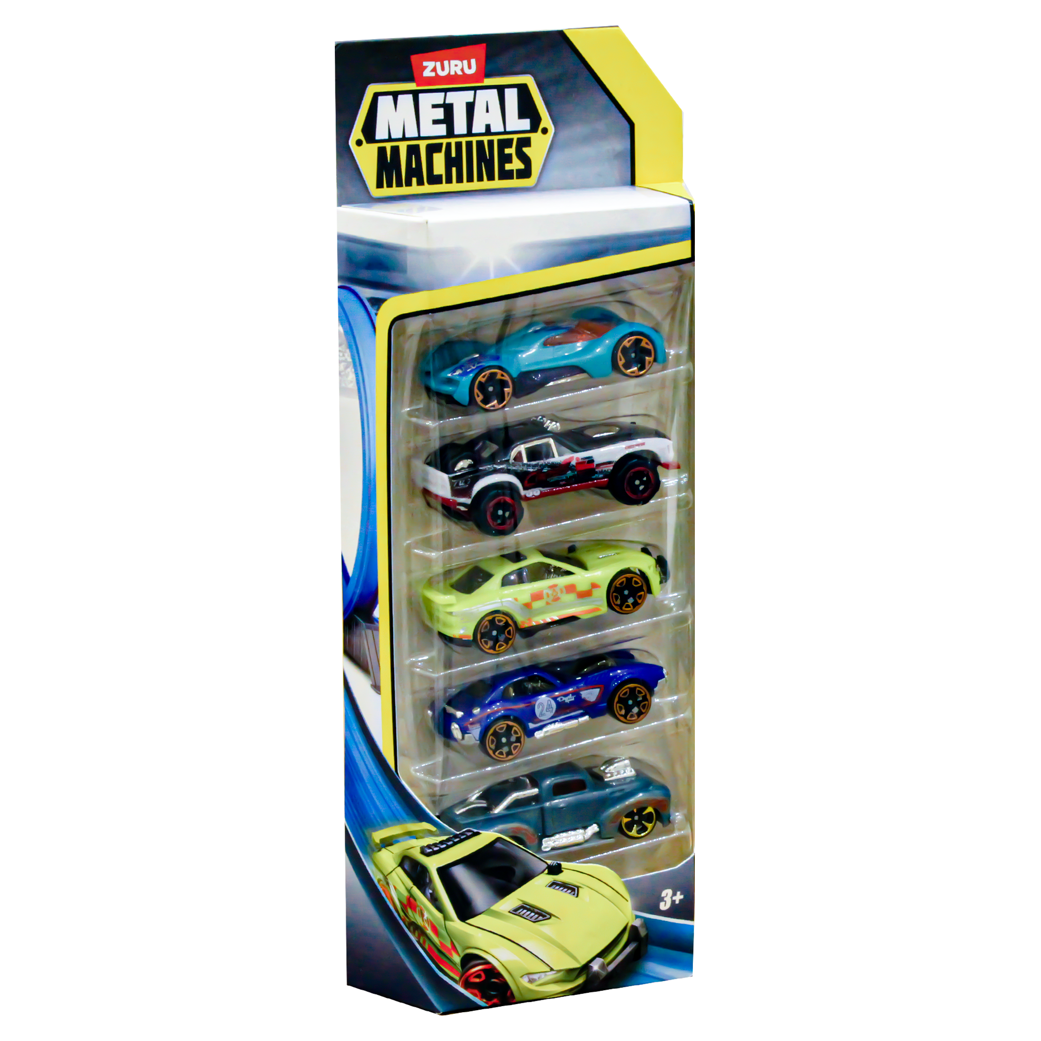 Zuru Metal Machines Mini Racing Car Toy 5 Pack