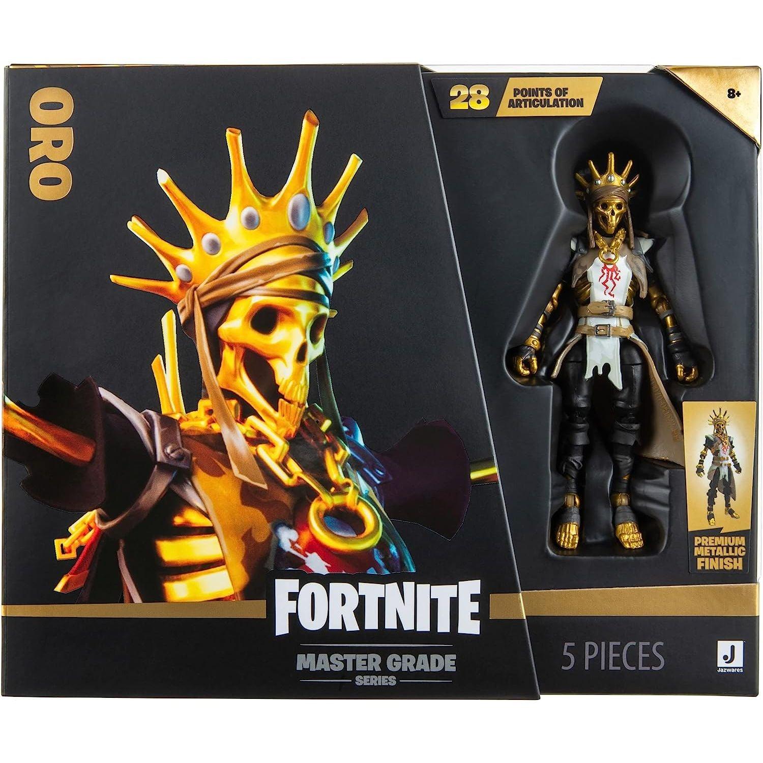 Fortnite ORO: Master Grade - 4-Inch Articulated Figure - BumbleToys - 8+ Years, 8-13 Years, Action Battling, Action Figures, Boys, Figures, Fortnite, OXE, Pre-Order