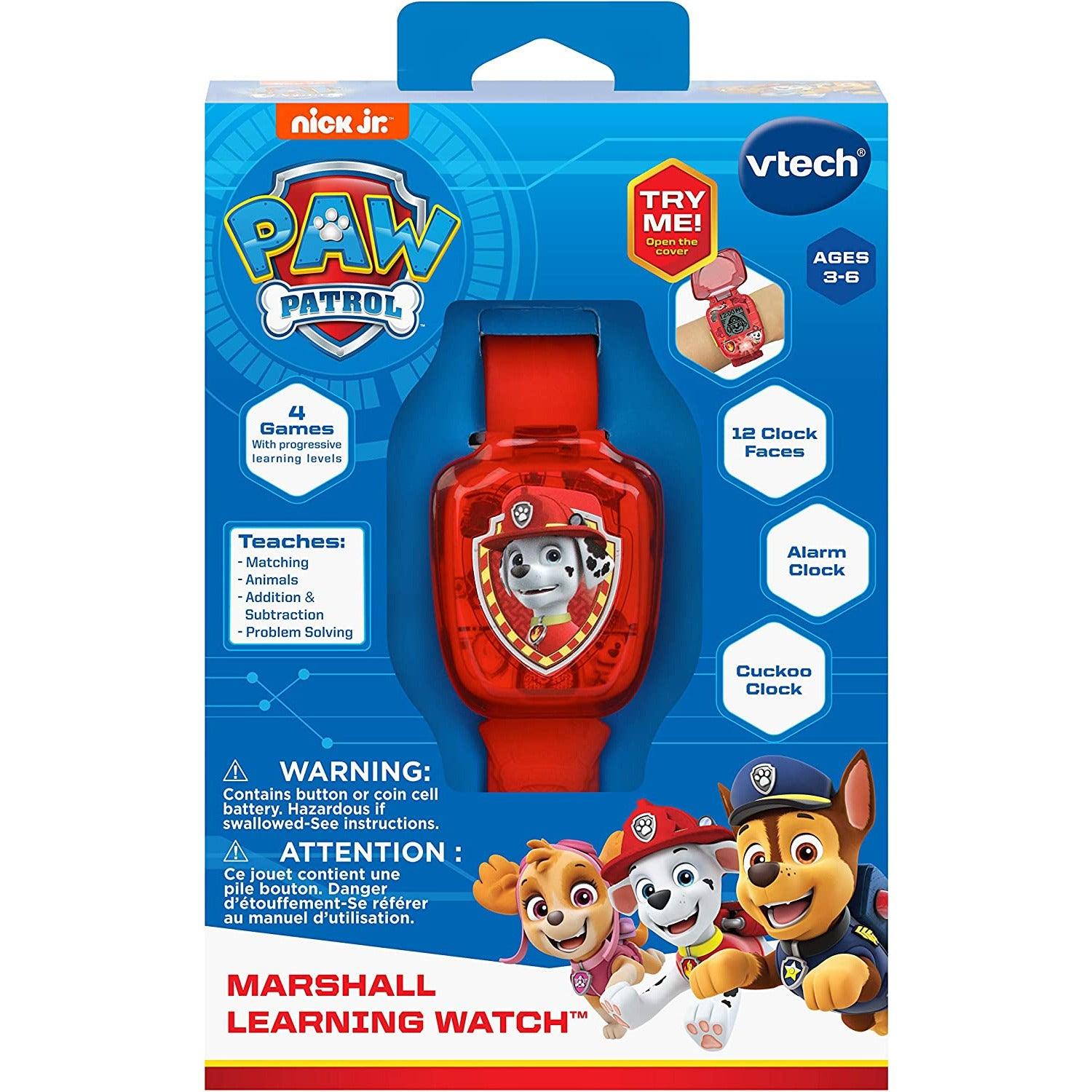 VTech PAW Patrol Marscall Learning Watch - Red - BumbleToys - 5-7 Years, Boys, Girls, Kids, Paw Patrol, Pre-Order, Watch