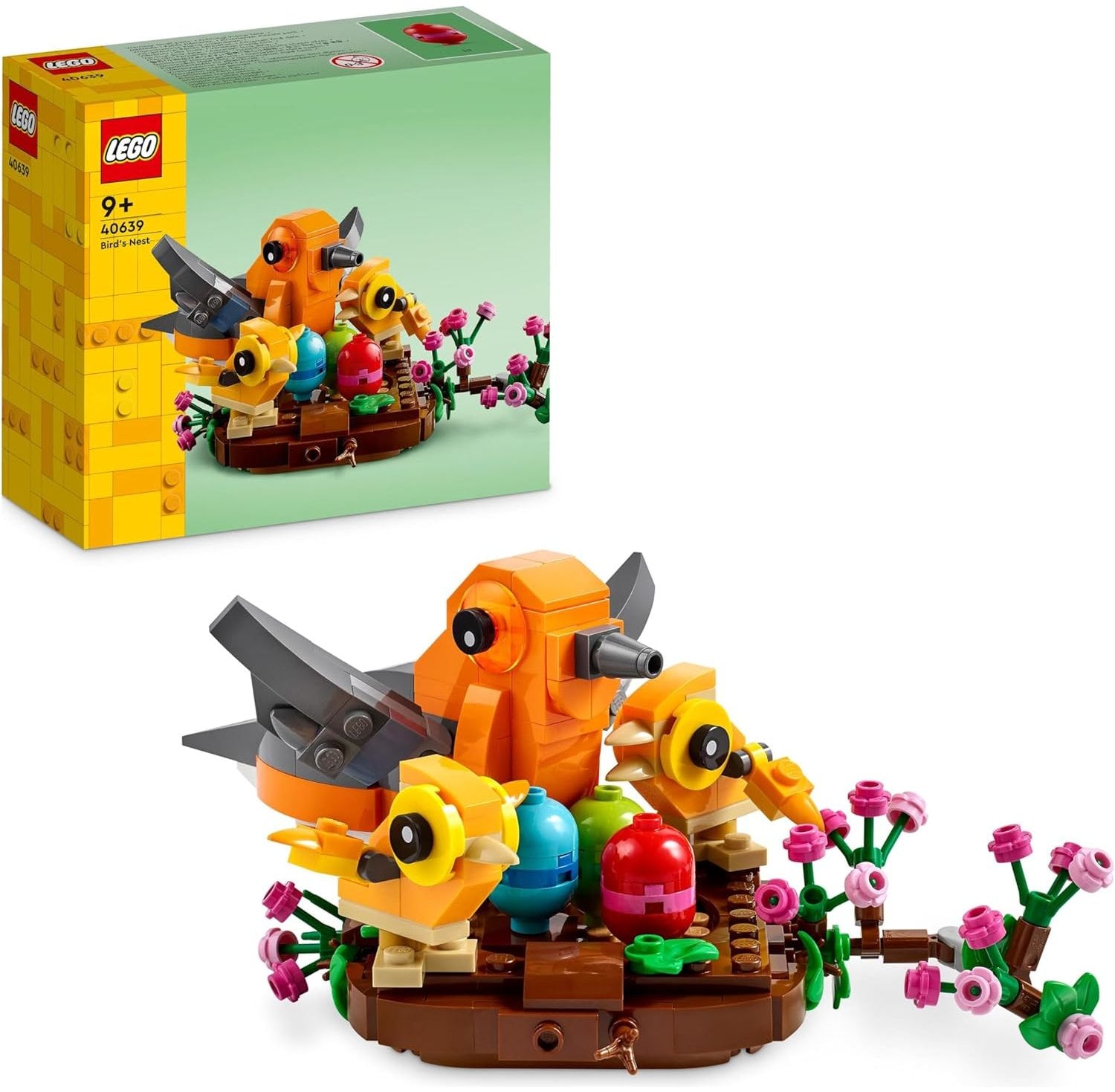 LEGO 40639 Bird’s Nest Building Toy Kit, Makes a Great Easter Basket Filler and Easter Gift.