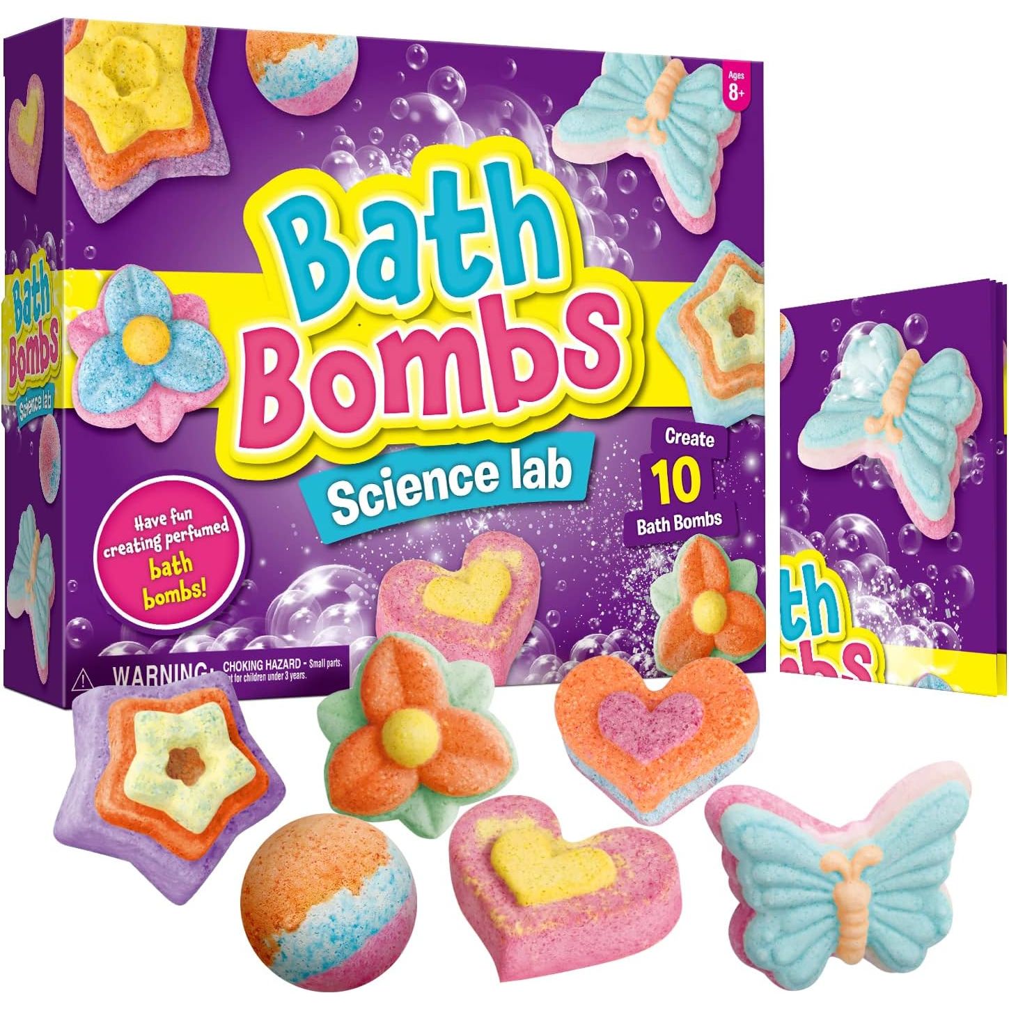 Eduman Bath bombs science lab, DIY Toy for kids EDM074, 8+