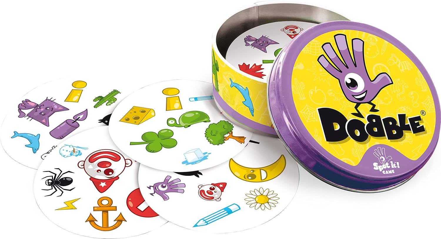Nilco Purple Dobble Card Game Found The Match BumbleToys Nilco Purple Dobble Card Game Found The Match BumbleToys