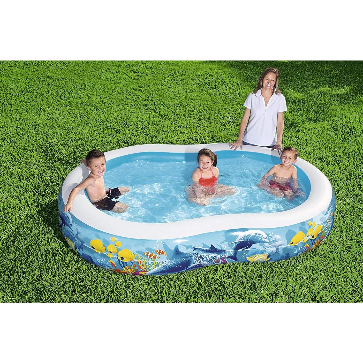 Bestway 54118 Sea Creatures-Printed Inflatable Swimming Pool - BumbleToys - 5-7 Years, 8-13 Years, Bestway, Boys, Floaters, Girls, Sand Toys Pools & Inflatables