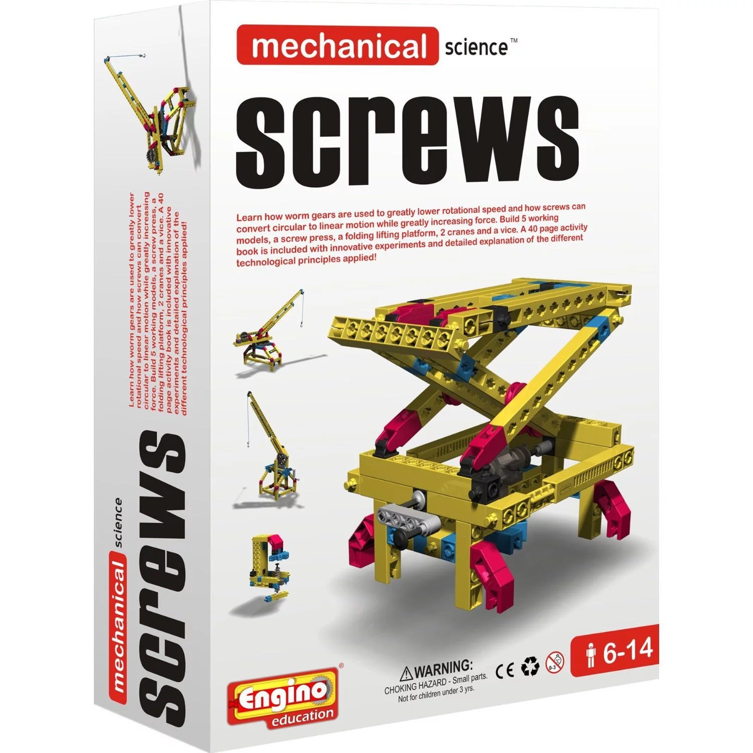 Engino Mechanical Science Series M08 - Screws