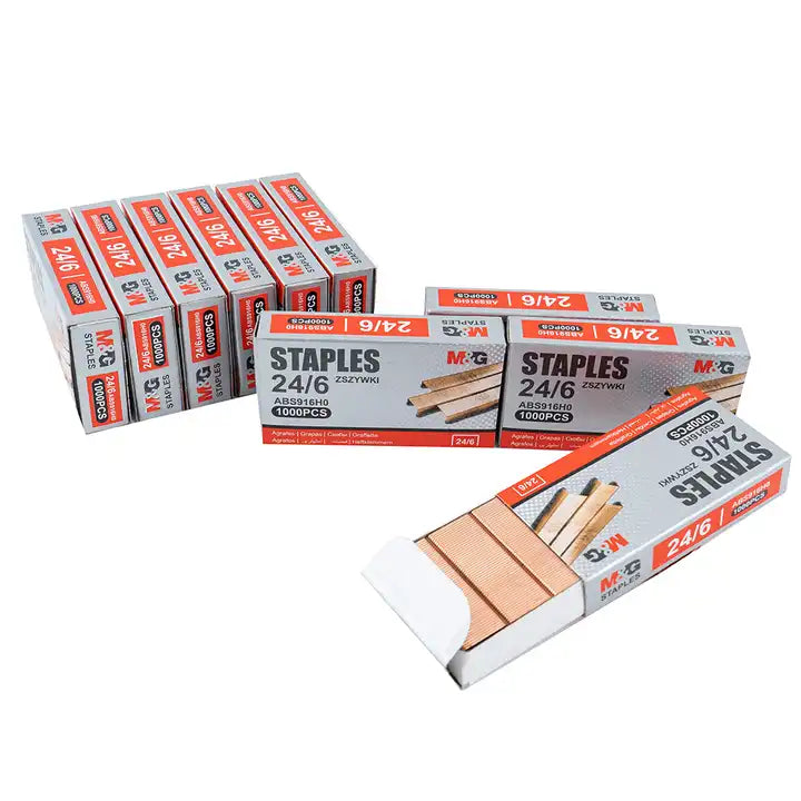 M&G Standard Size 24/6  , ZSZYWKI (PACK OF 10 BOXES)