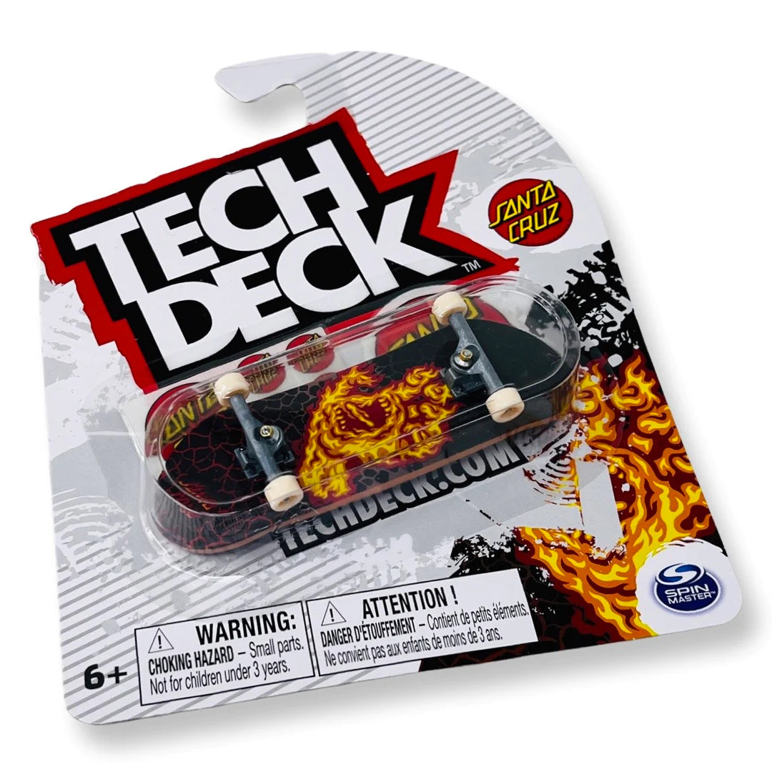 Tech Deck 96mm Fingerboard - Santa Cruz Fire