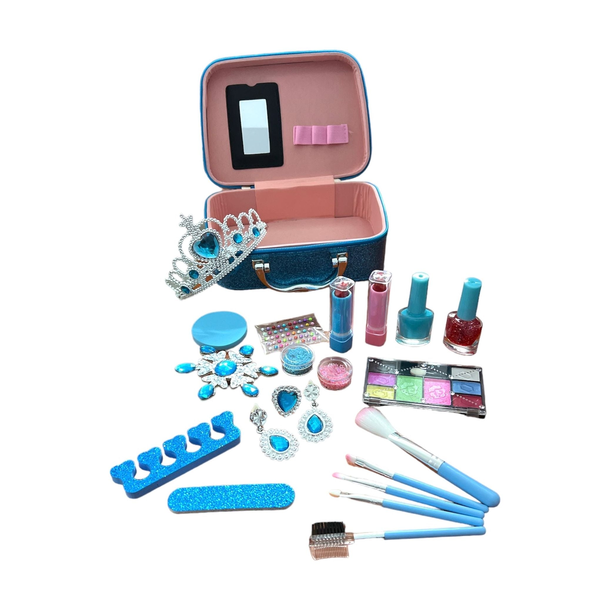 Kids Real Makeup Kit Frozen Makeup Set Bag