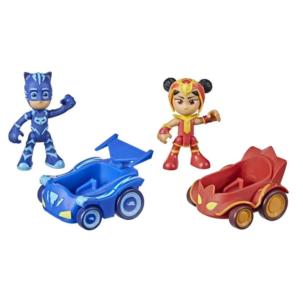 PJ Masks Catboy vs an Yu Battle Racers Preschool Toy, Vehicle and Action Figure Set - BumbleToys - 5-7 Years, Action Battling, Boys, Catboy, Funday, Pj Masks, Pre-Order