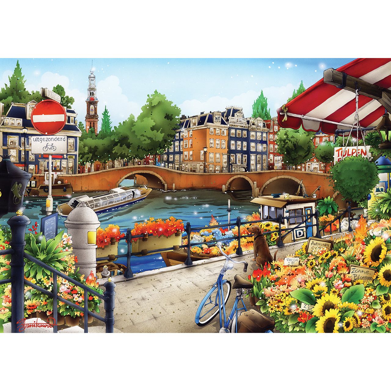KS Games Amsterdam Puzzle - 500 Pieces