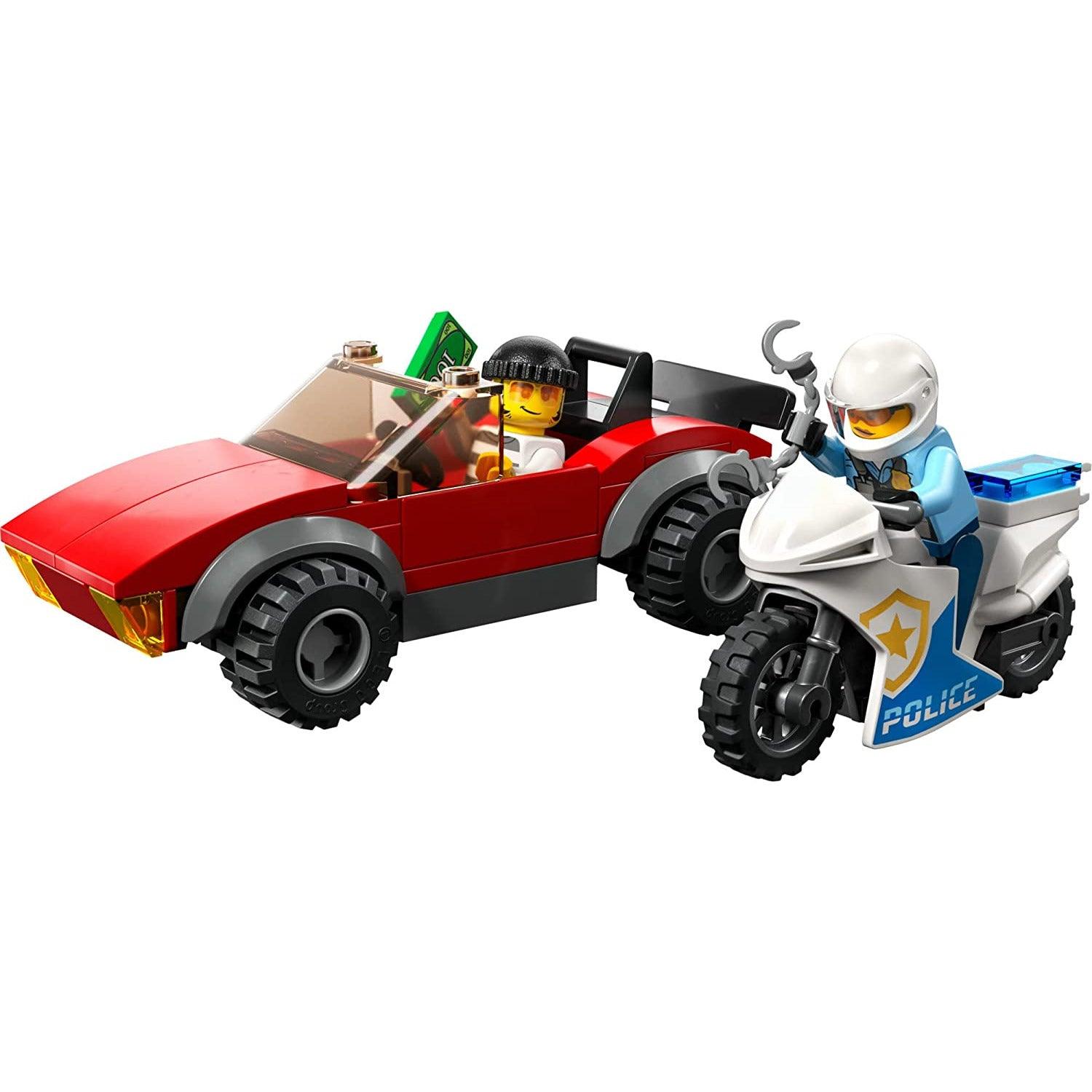 LEGO City 60392 Police Bike Car Chase, Toy with Racing Vehicle & Motorbike Toys (59 Pieces) - BumbleToys - 4+ Years, 5-7 Years, 6+ Years, Boys, Cars, City, Clearance, EXO, LEGO, Pre-Order