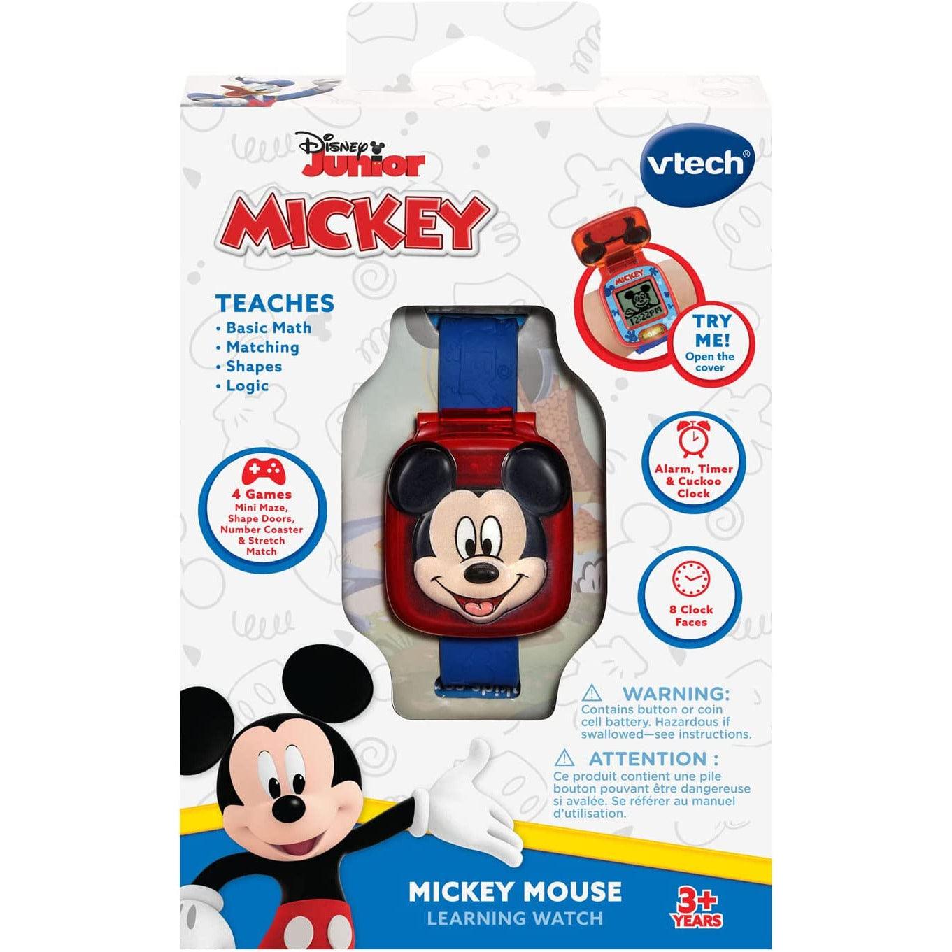 VTech Disney Junior Mickey - Mickey Mouse Learning Watch - BumbleToys - 5-7 Years, Kids, Mickey Mouse, Pre-Order, Watch