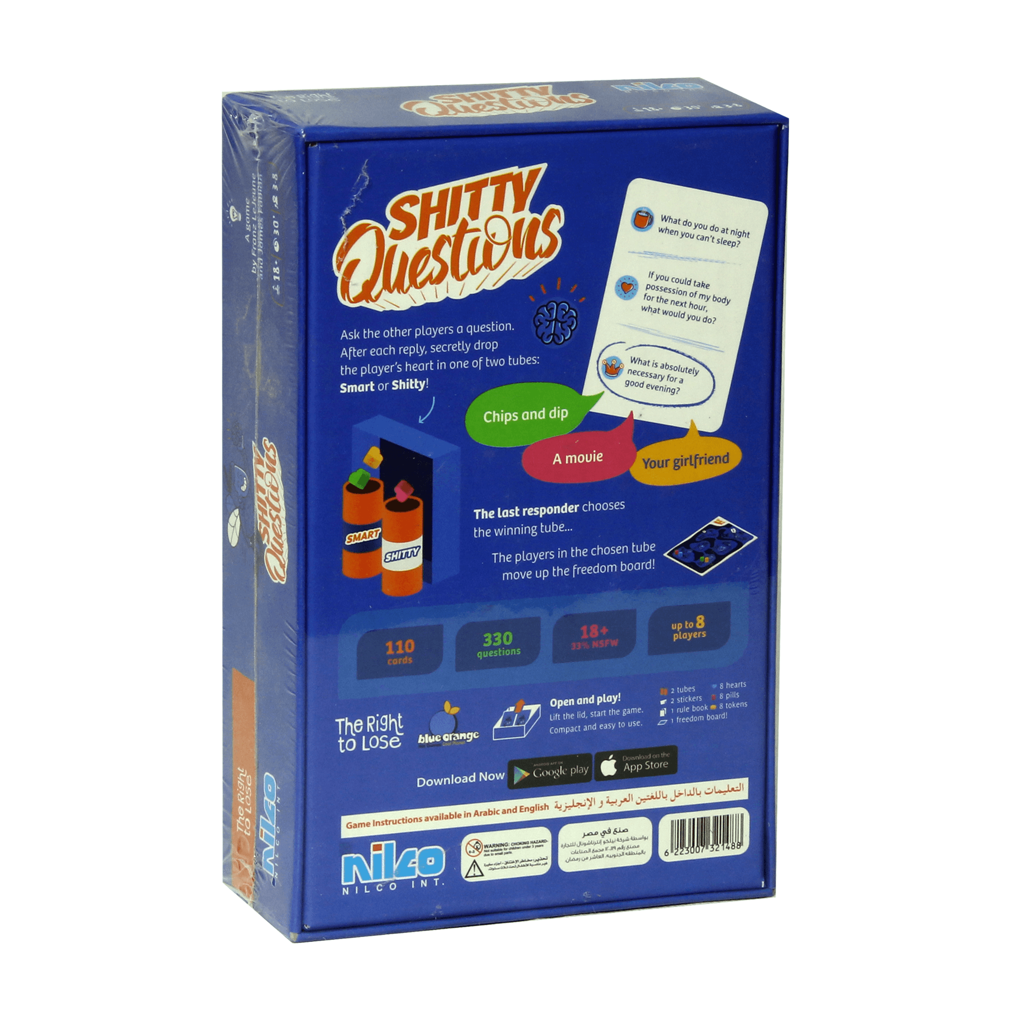 Nilco Shitty Questions Board Game - BumbleToys - 8-13 Years, Card & Board Games, Nilco, Puzzle & Board & Card Games, Unisex