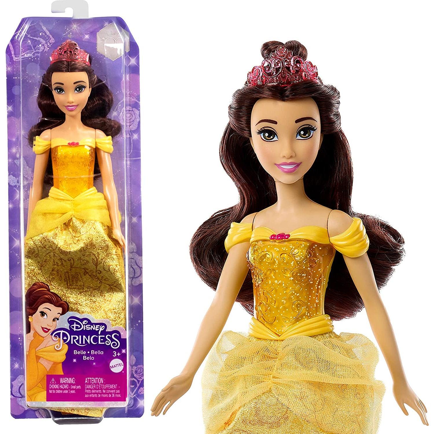 Disney Princess Dolls, New for 2023, Belle Posable Fashion Doll with Sparkling Clothing and Accessories, Disney Movie Toys - BumbleToys - 5-7 Years, Disney Princess, Fashion Dolls & Accessories, Girls, Pre-Order