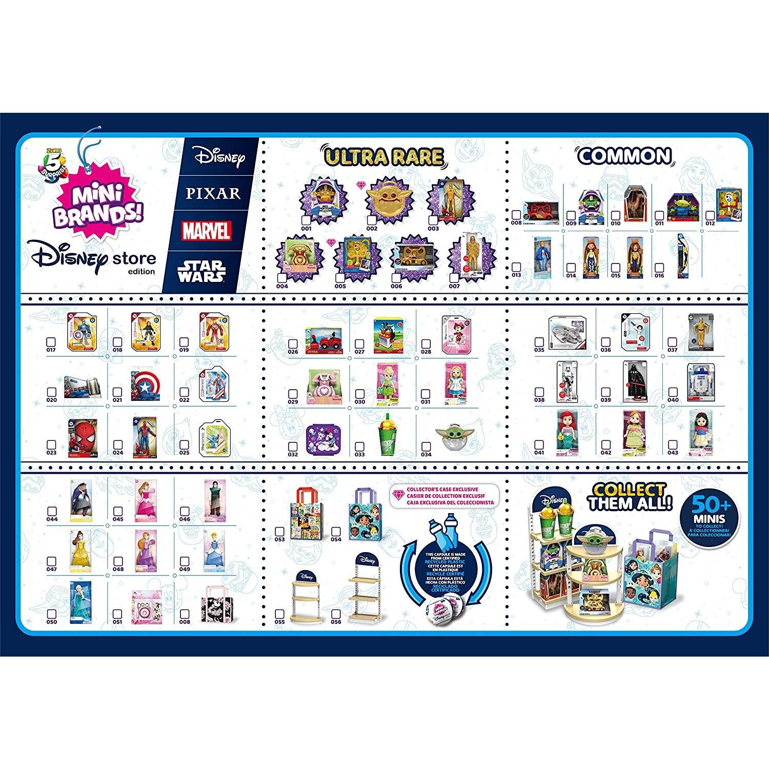 5 Surprise Disney Mini Brands Collectible Toys Series 1 - BumbleToys - 5-7 Years, 8-13 Years, Girls, Miniature Dolls & Accessories, OXE, Pre-Order