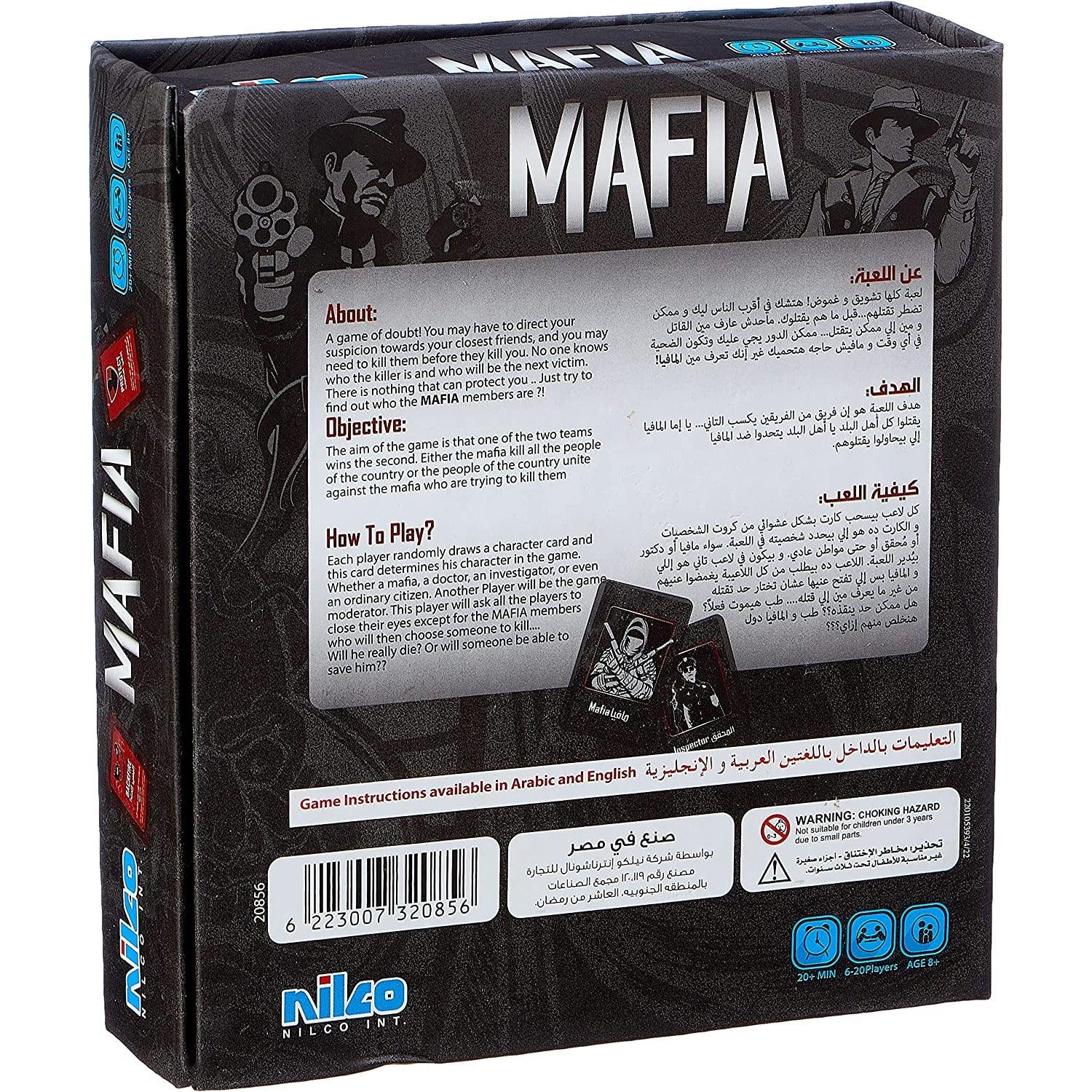 Nilco Mafia Board Game - BumbleToys - 0-5, 8-13 Years, Card & Board Games, Nilco, Pre-Order, Puzzle & Board & Card Games, Unisex