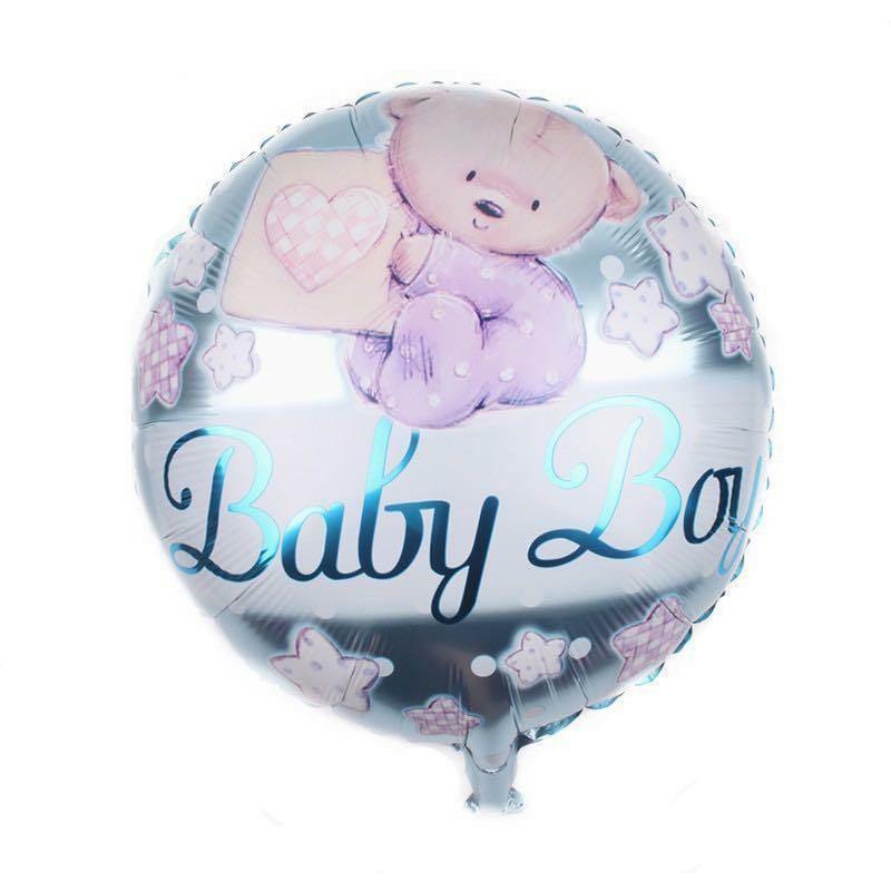 Baby Boy Foil Blue Color Balloon - BumbleToys - Balloons, Boys, Foil, KH, Party Supplies, Toys