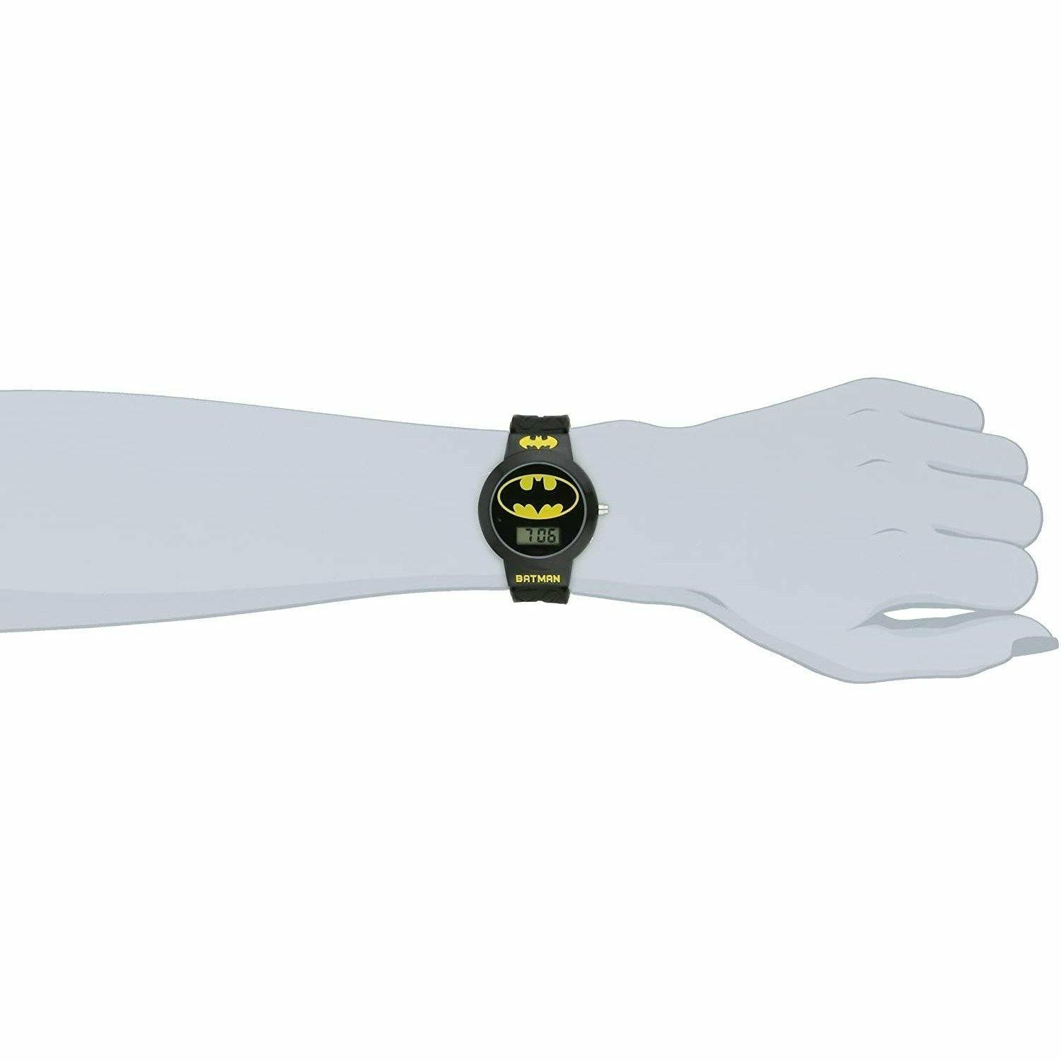 Batman Kids' BAT5041 Batman Watch with Black Rubber Band - BumbleToys - 5-7 Years, Batman, Boys, DC Comics, Pre-Order, Wrist Watches