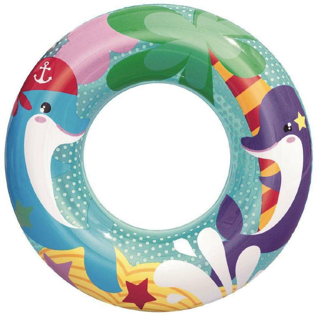 Bestway 36113 Inflatable Swimming Ring 51cm - Dolphin - BumbleToys - 5-7 Years, Eagle Plus, Floaters, Girls, Sand Toys Pools & Inflatables