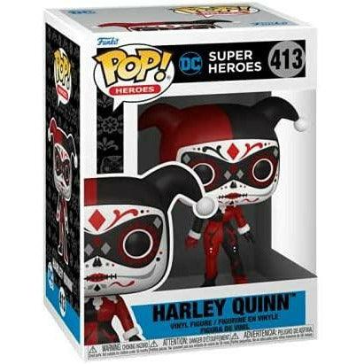 Funko Pop Heroes Batman Dia De Los DC - Harley Quinn - BumbleToys - 18+, Action Figure, Batman, Boys, DC Comics, Funko, Joker, OXE, Pre-Order