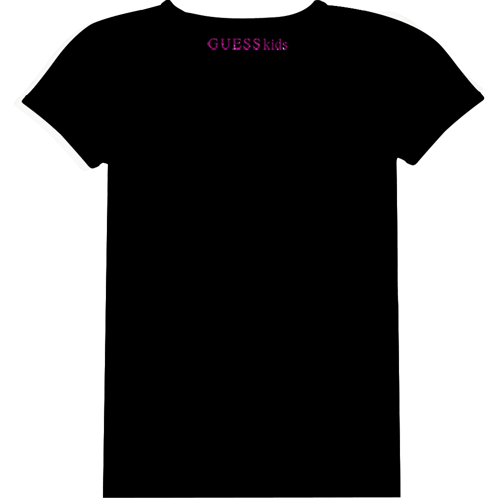 Guess Kids Black Cotton T-shirt - BumbleToys - Boys, casual, Clothes, Clothing, Girls, Guess Kids, Kids Fashion