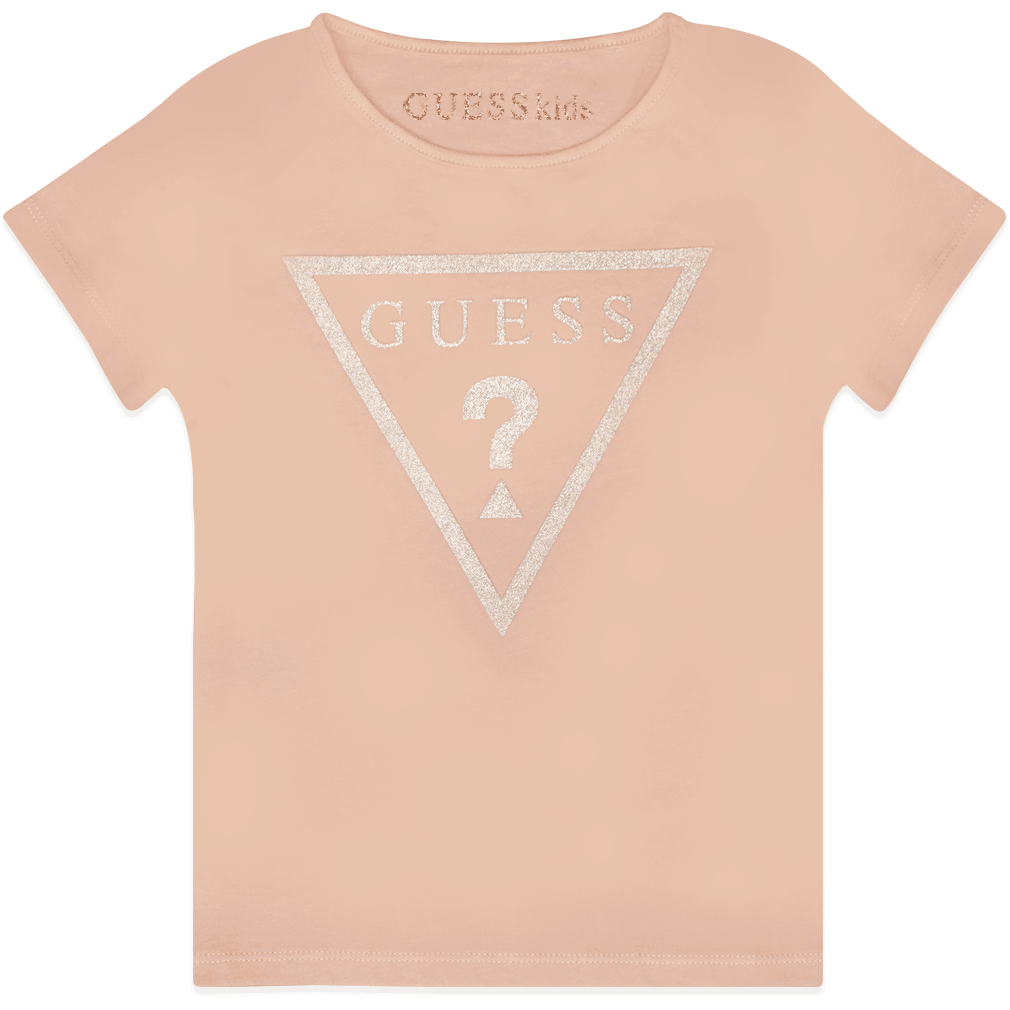 Guess Kids Cotton T-shirt Orange Color - BumbleToys - casual, Clothes, Clothing, Girls, Guess Kids, Kids Fashion