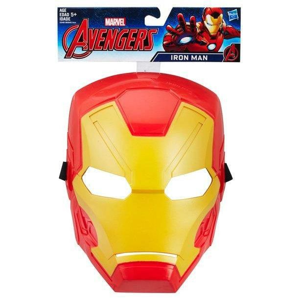 Hasbro Marvel Avengers Iron Man Basic Mask - BumbleToys - 5-7 Years, Boys, Dress Up Accessories, Eagle Plus, Iron man
