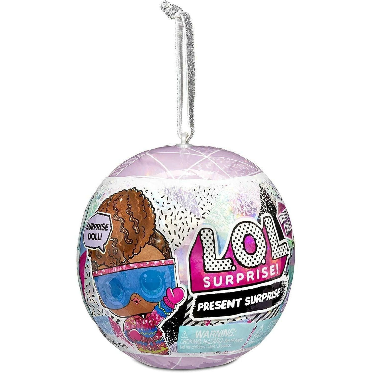 L.O.L Surprise Winter Chill Dolls with 8 Surprises Including Collectible Doll with Winter Fashion Outfits, Accessories, Holiday Ornament Ball - BumbleToys - 5-7 Years, Dolls, Girls, L.O.L, Miniature Dolls & Accessories, OXE