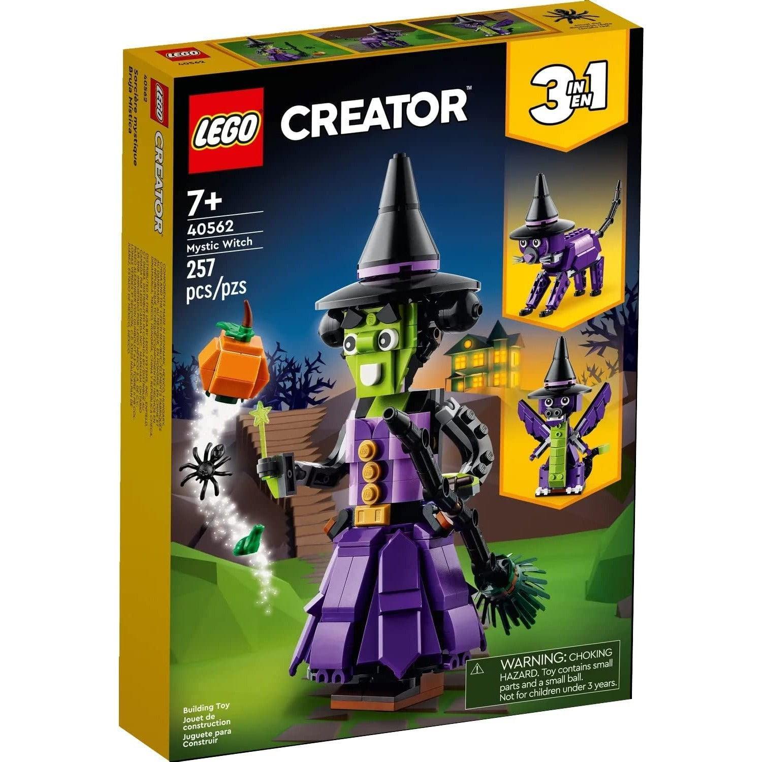LEGO 40562 Creator 3 In 1 Mystic Witch 257 Pieces - BumbleToys - 8-13 Years, Boys, Creator 3In1, LEGO, OXE, Pre-Order