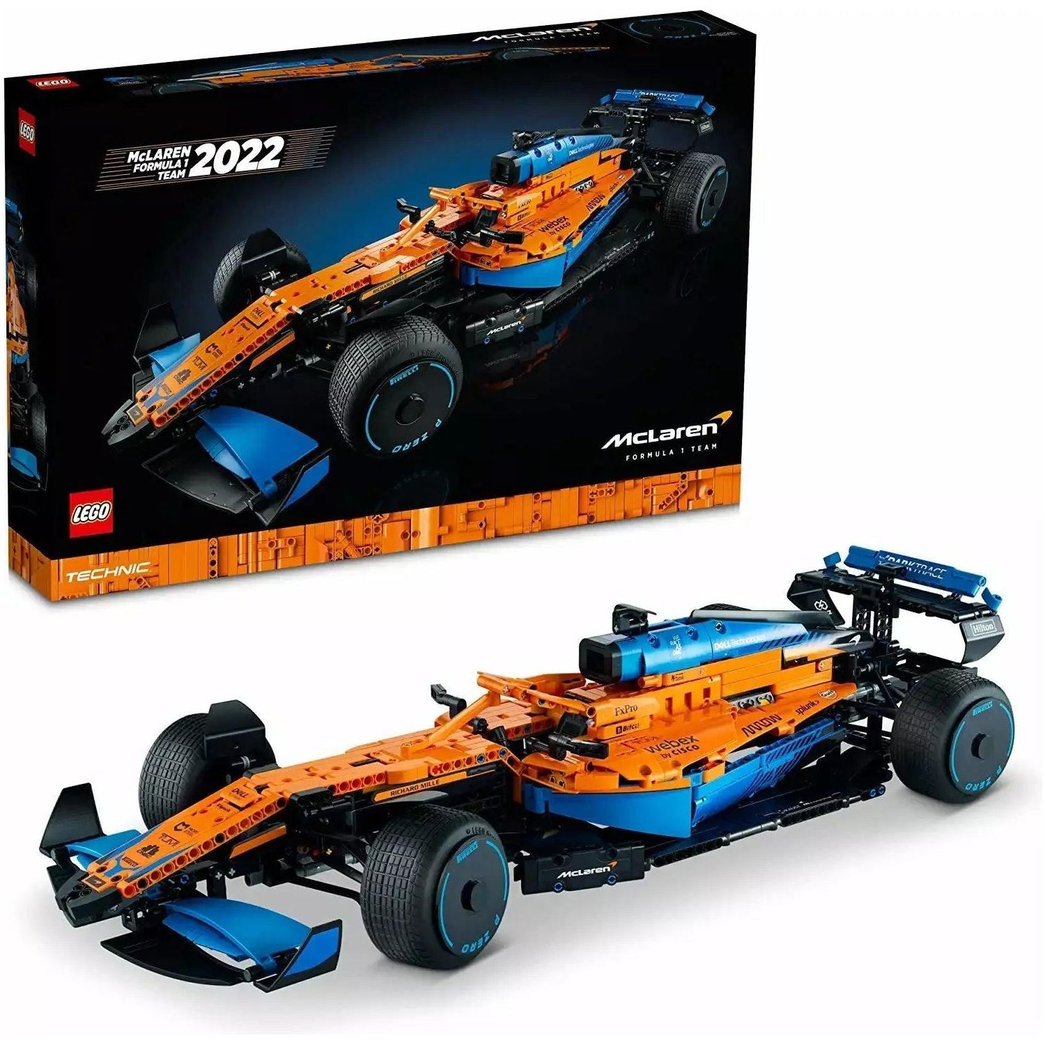 LEGO 42141 Technic McLaren Formula 1 Race Car Build a Replica Model of The 2022 McLaren Formula 1 Race Car (1,432 Pieces) - BumbleToys - 18+, 5-7 Years, Boys, Clearance, LEGO, OXE, Pre-Order, Technic